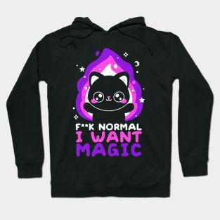 Magicat want magic Hoodie